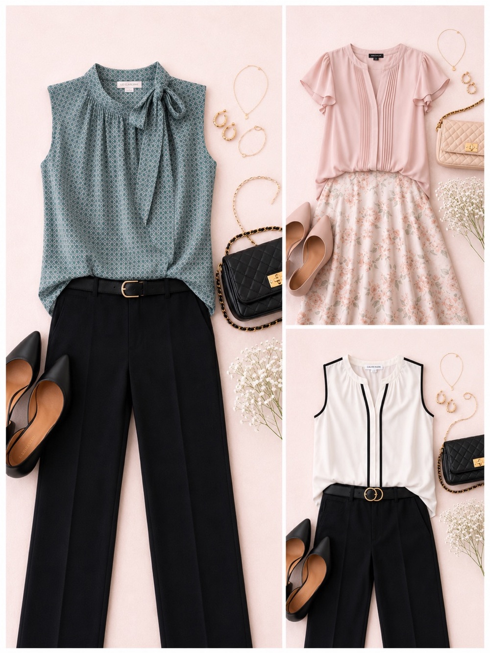 Workwear Sleeveless Blouses